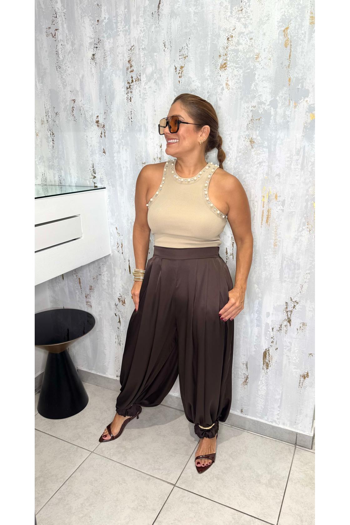 High Waisted Balloon Pants